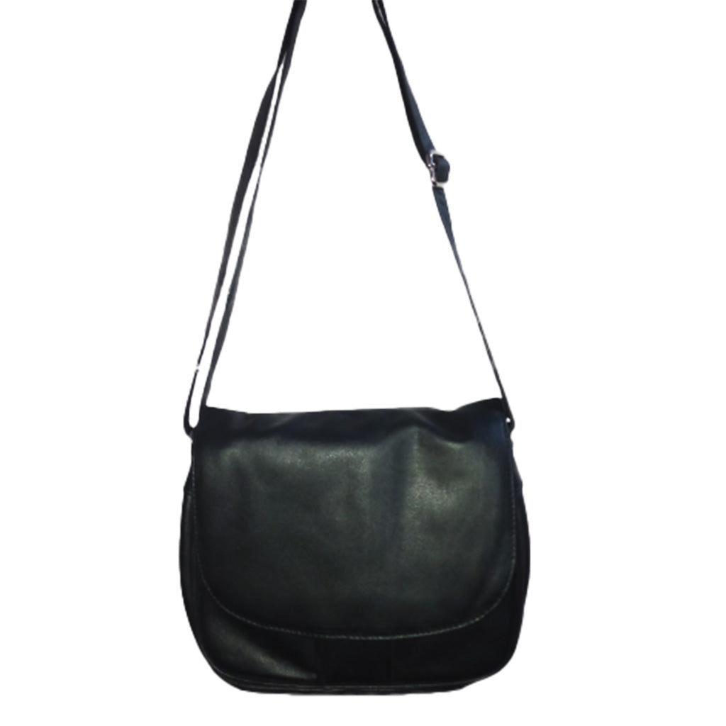 Leather Shoulder Bag - 9082