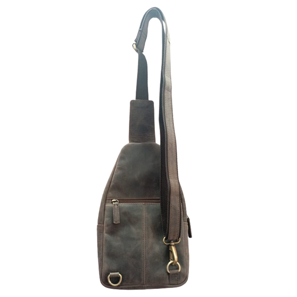 Leather Sling Bag - 9123