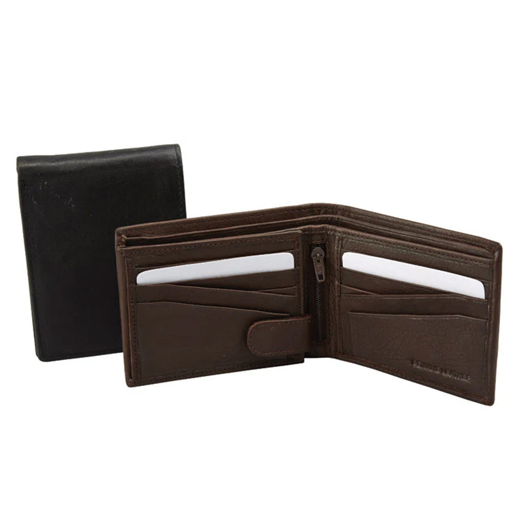Leather Bi-Fold Wallet - 5562