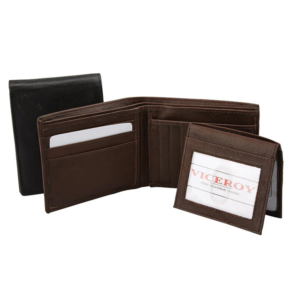 Leather Bi-Fold Wallet - 899