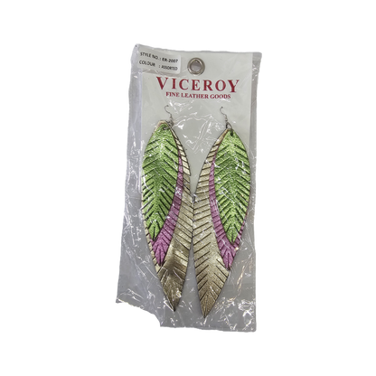 3pc large feather-like earrings ER-2007