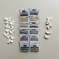 Leather Tooled Hair Clips (12pack) HC-01