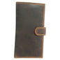Vintage Leather Long Bi-Fold Wallet - 8275