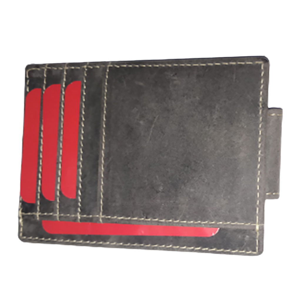Leather Money Clip w/ Card Slots - 8329