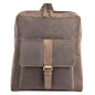 Leather Convertible Backpack - 9067