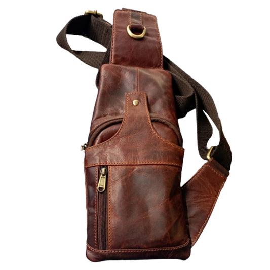 Leather Crossbody Sling Bag - 9112