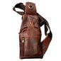 Leather Crossbody Sling Bag - 9112