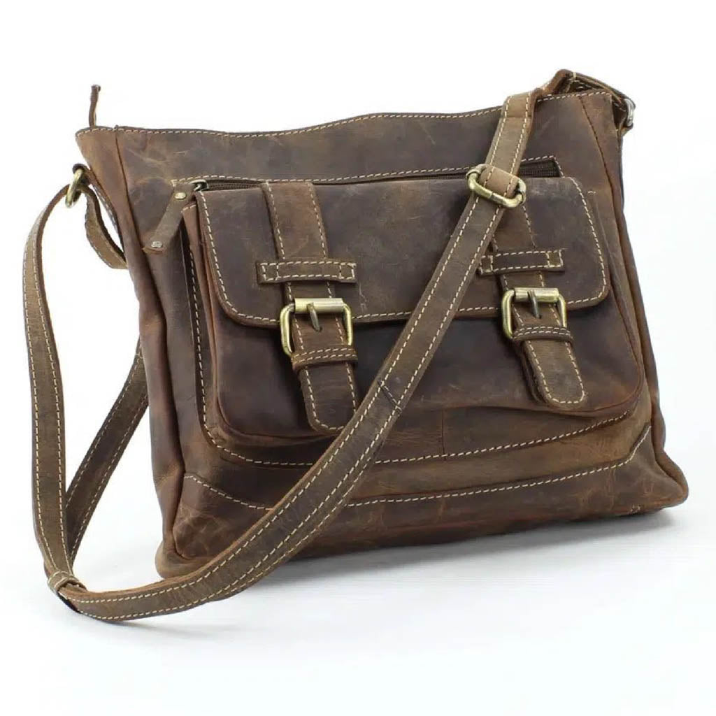 Hunter Leather Shoulder Bag - CC15