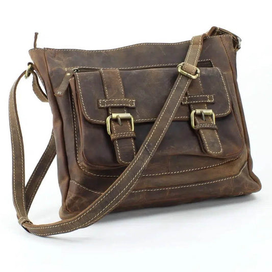 Hunter Leather Shoulder Bag - CC15