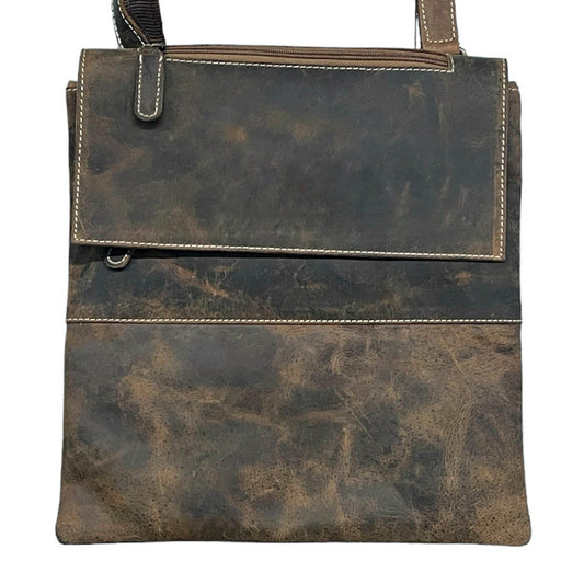 Hunter Leather Messenger Bag - CC16