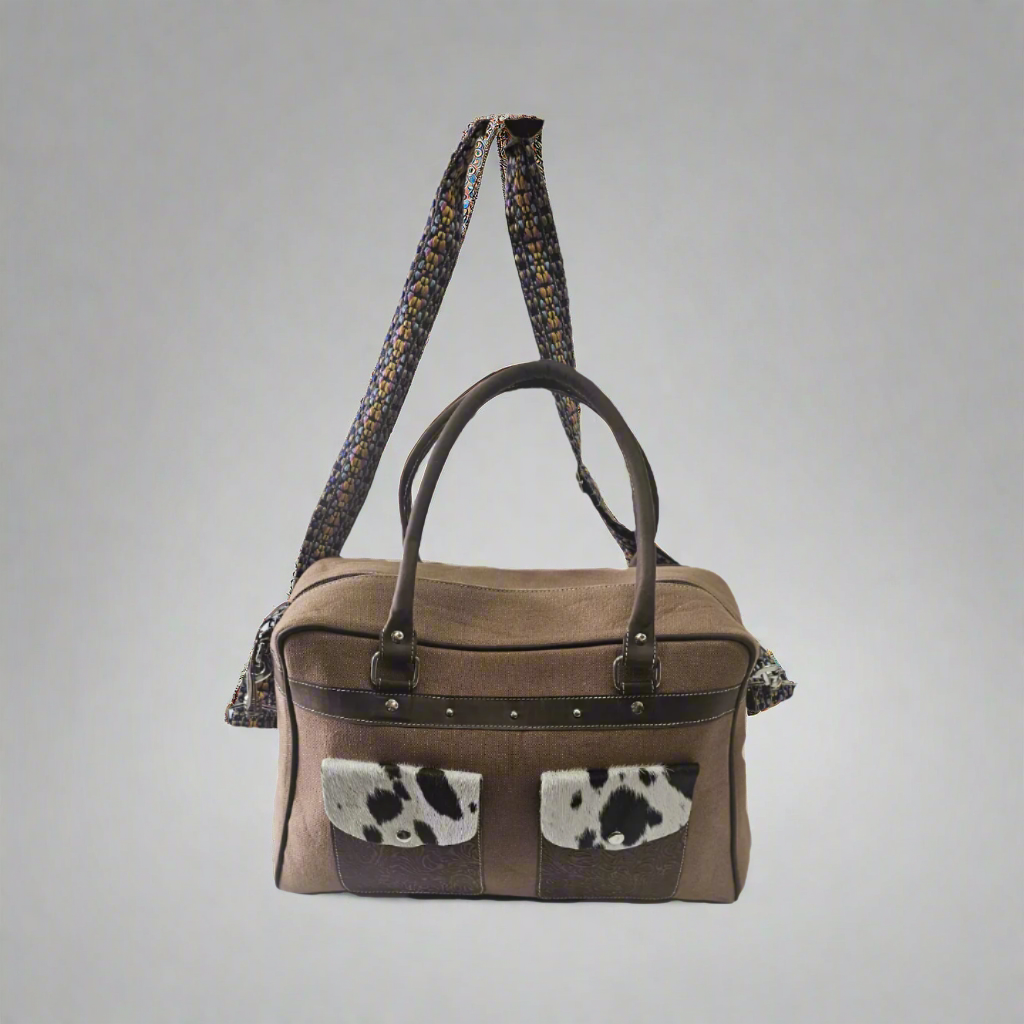 CN-06 Canvas Duffle bag Brown