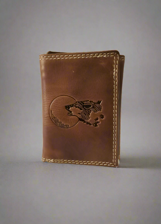 Howling Wolf Wallet 124/TF Wolf Tan