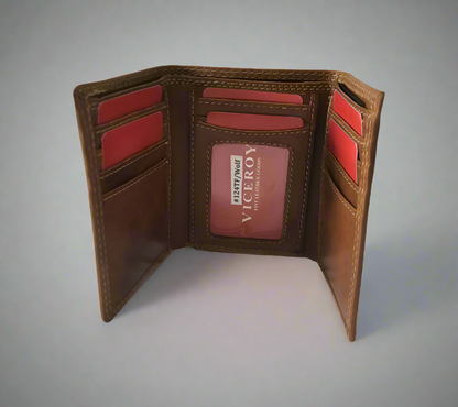 Howling Wolf Wallet 124/TF Wolf Tan