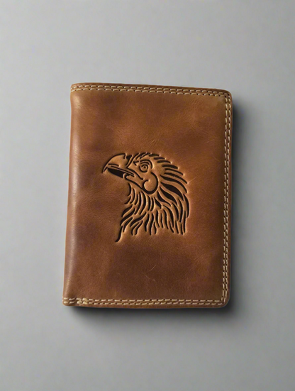 Large Bald Eagle Wallet 103/NC Tan