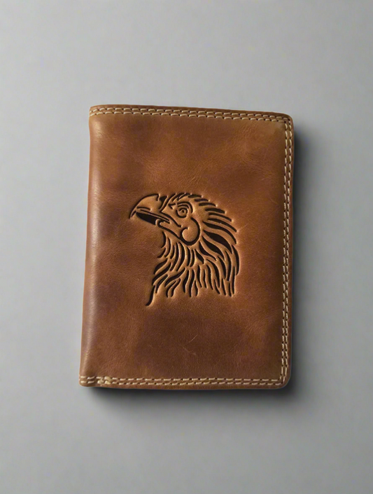 Large Bald Eagle Wallet 103/NC Tan