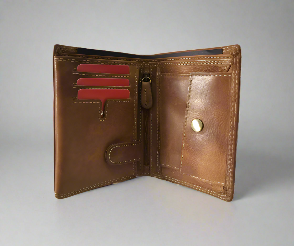 Large Bald Eagle Wallet 103/NC Tan