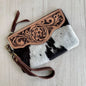 Tooled Leather Clutch Purse - TL05