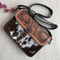 Tooled Leather Cross-Over Bag - TL06