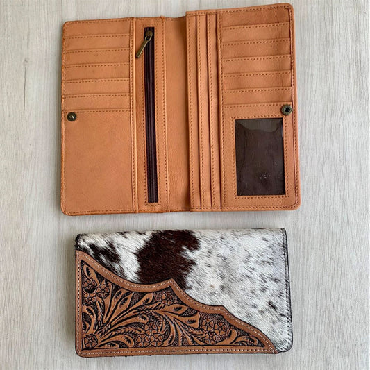 Tooled Leather Wallet - TL09