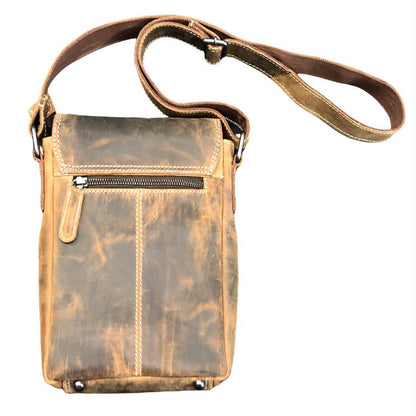 Hunter Leather Shoulder Bag - VL109