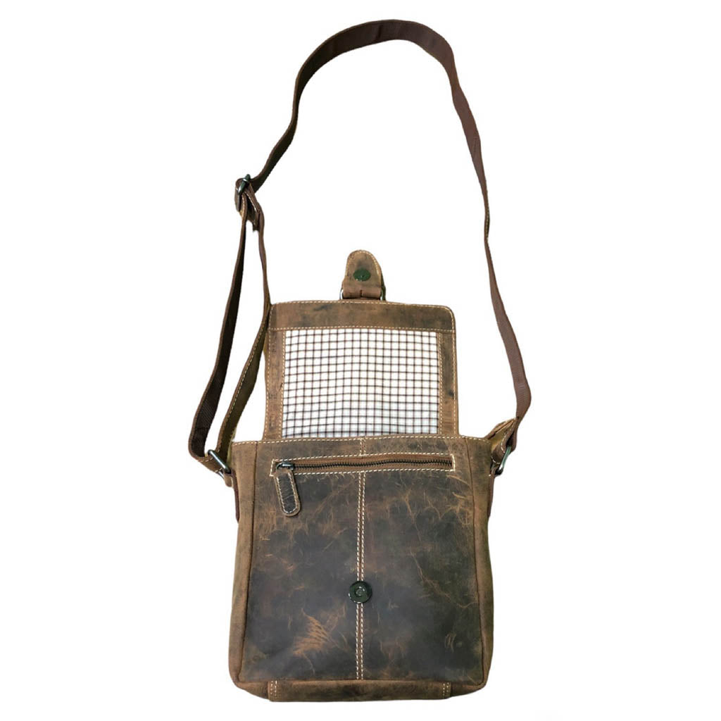 Hunter Leather Shoulder Bag - VL152