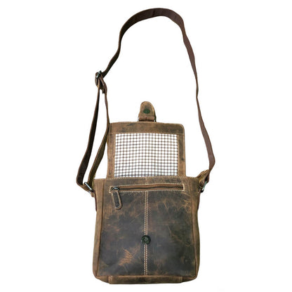 Hunter Leather Shoulder Bag - VL152