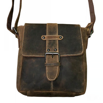 Hunter Leather Shoulder Bag - VL152