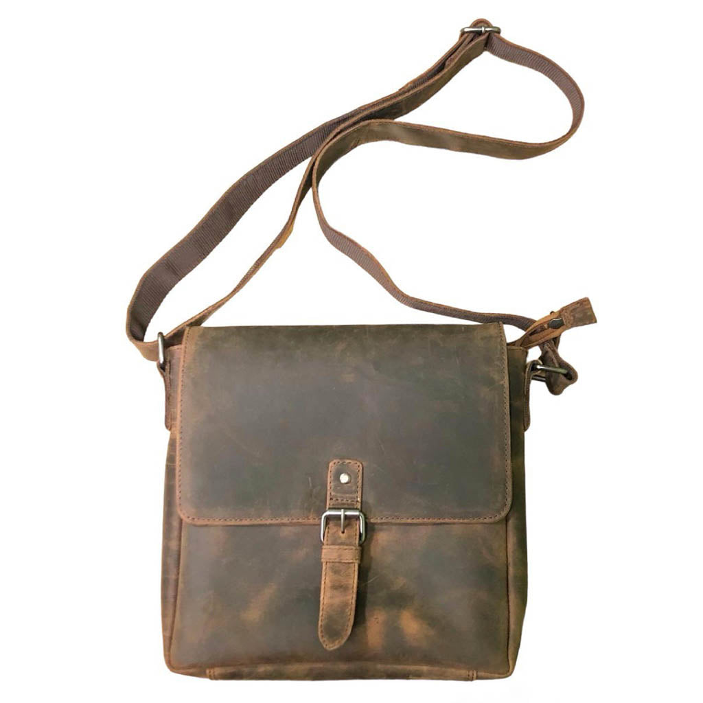 Hunter Leather Messenger Bag - VL173