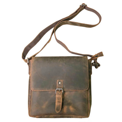 Hunter Leather Messenger Bag - VL173