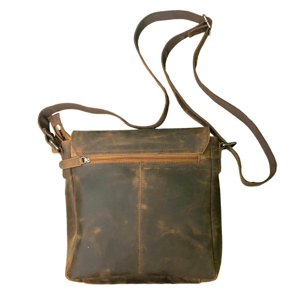 Hunter Leather Messenger Bag - VL173