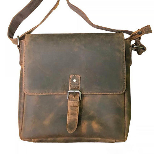 Hunter Leather Messenger Bag - VL173