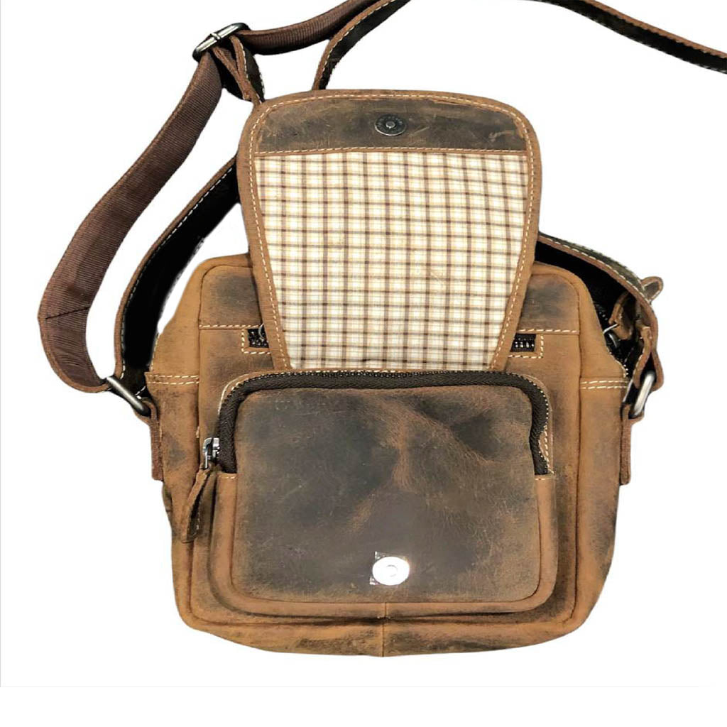 Hunter Leather Shoulder Bag - VL211