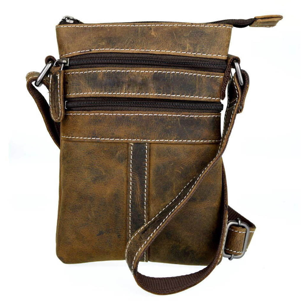 Hunter Leather Shoulder Bag - VL220