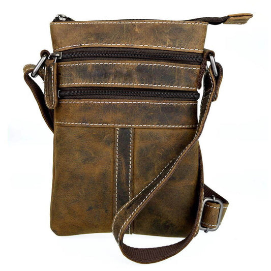Hunter Leather Shoulder Bag - VL220