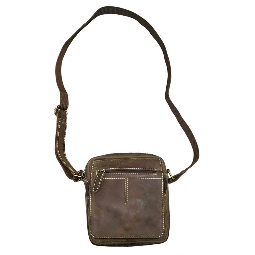 Hunter Leather Shoulder Bag - VL254
