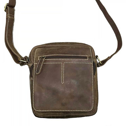Hunter Leather Shoulder Bag - VL254