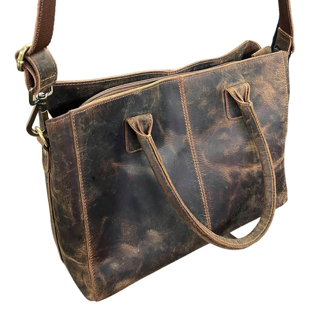 Hunter Leather Shoulder Bag - VL292
