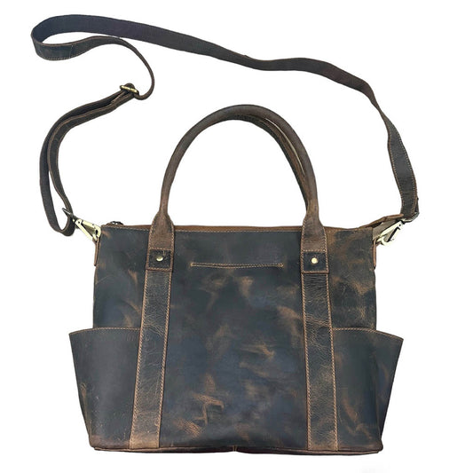 Hunter Leather Convertible Shoulder Bag - VL295