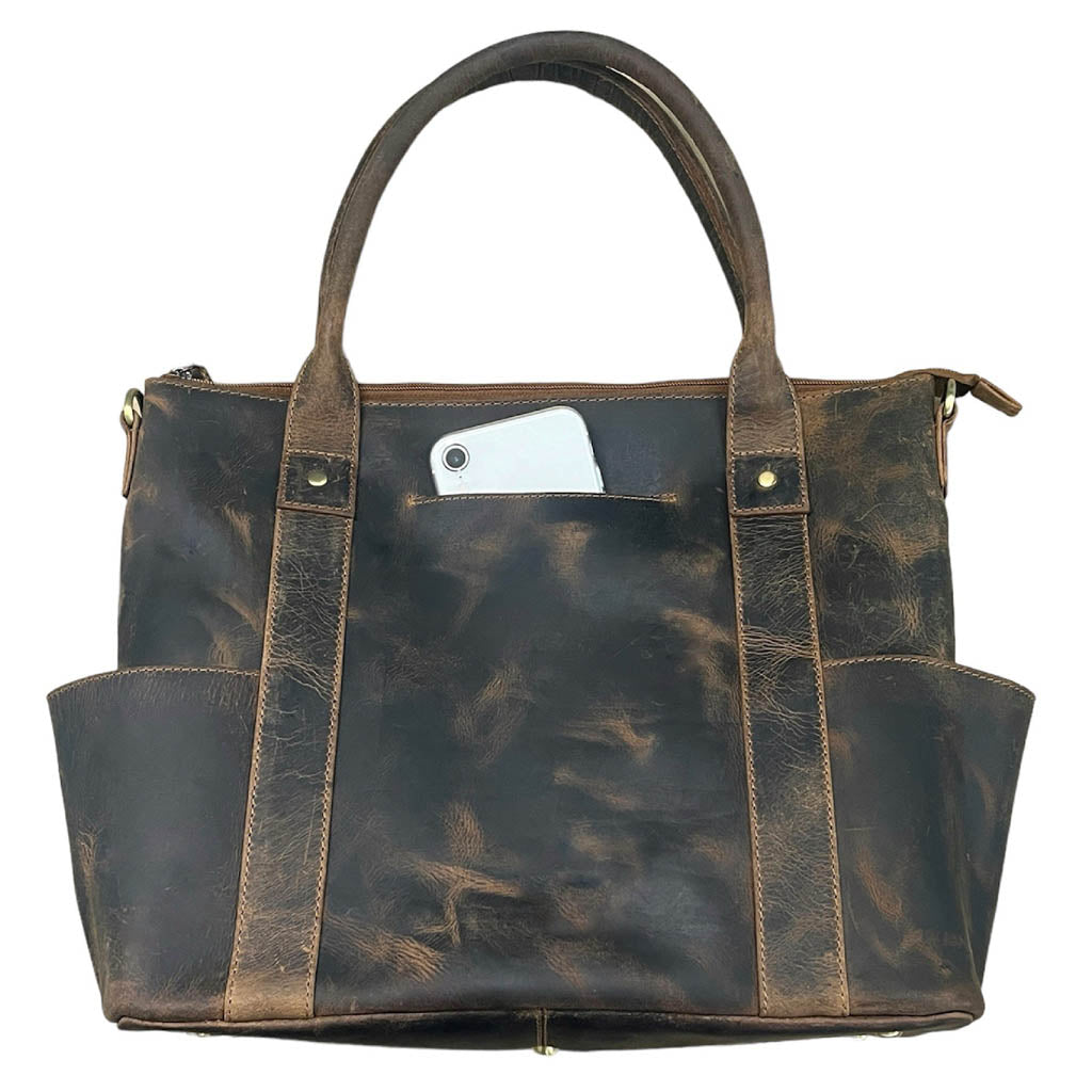 Hunter Leather Convertible Shoulder Bag - VL295