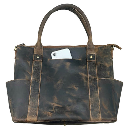 Hunter Leather Convertible Shoulder Bag - VL295