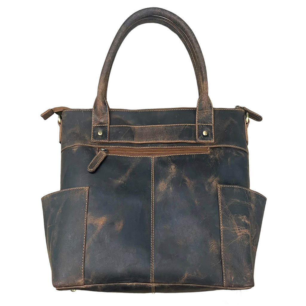 Hunter Leather Convertible Shoulder Bag - VL295