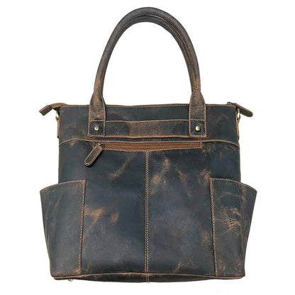 Hunter Leather Convertible Shoulder Bag - VL295