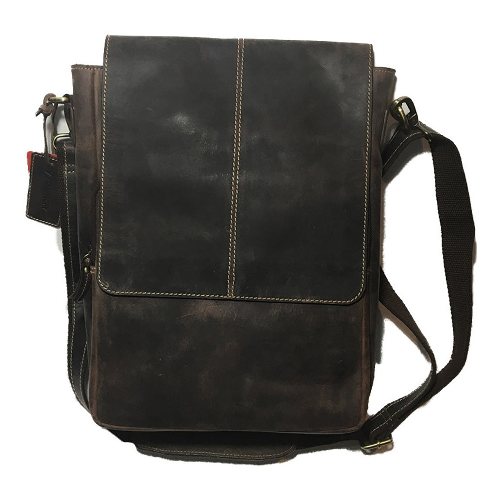 Vintage Leather Shoulder Bag - ZP03