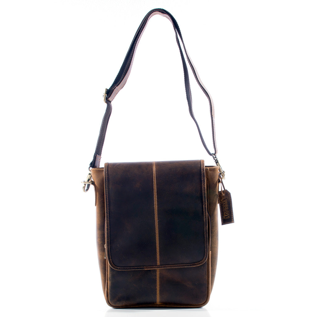 Vintage Leather Shoulder Bag - ZP03