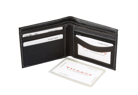 Leather Hipster Bi-Fold Wallet - 118
