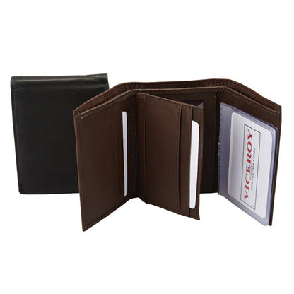 Leather Tri-Fold Wallet - 5402