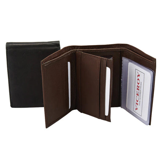 Leather Tri-Fold Wallet - 5402