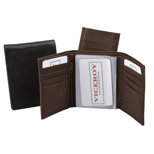 Leather Tri-Fold Wallet - 5637