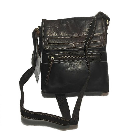 Vintage Leather Cross-Body Bag - MI192