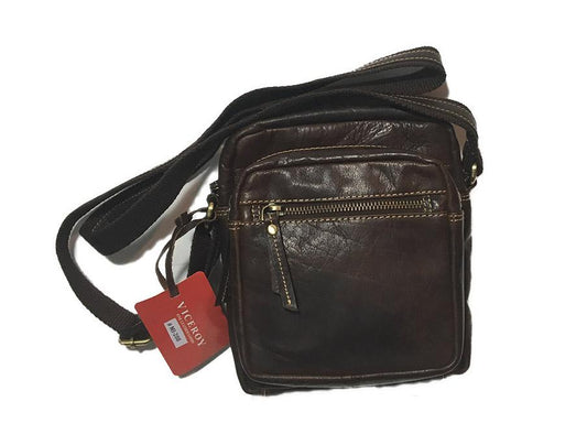 Vintage Leather Cross-Body Bag - MI208